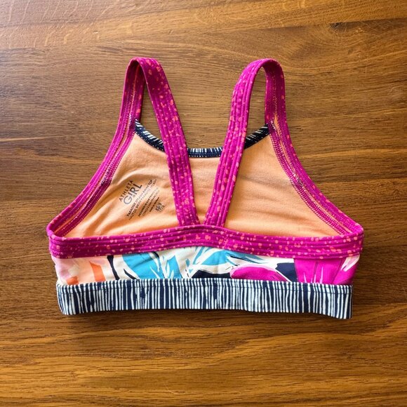 ATHLETA GIRL Paradise Splash Bikini & Shorts Girls XS 6 Athletic Swim Set - Picture 3 of 15